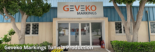 Site de production Geveko Markings en Tunisie