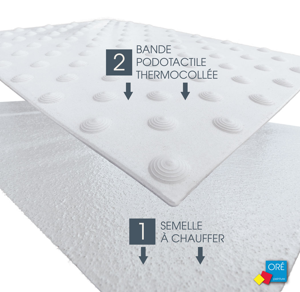 BANDE PODOTACTILE THERMOCOLLANTE